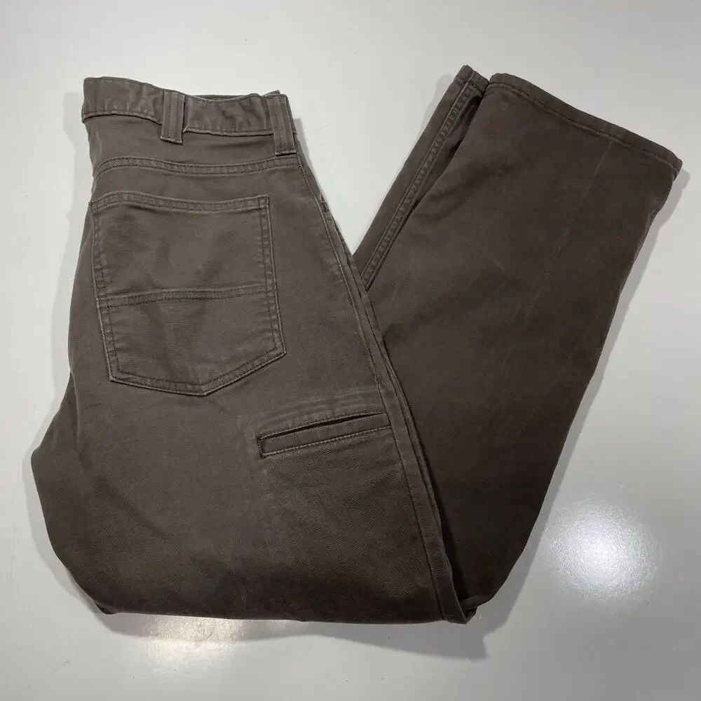 Carhartt Men’s Relaxed Fit Carpenter Casual Work Pants Brown Utility 32x30